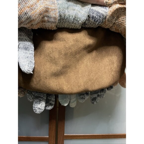 God Design Vintage 90s Y2K Suede Gloves Hand Shoulder HoboBag Purse Avant Garde - Picture 3 of 10